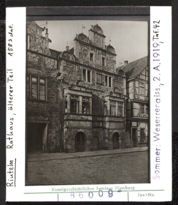 Vorschaubild Rinteln, Rathaus, älterer Teil, 1583 Diasammlung